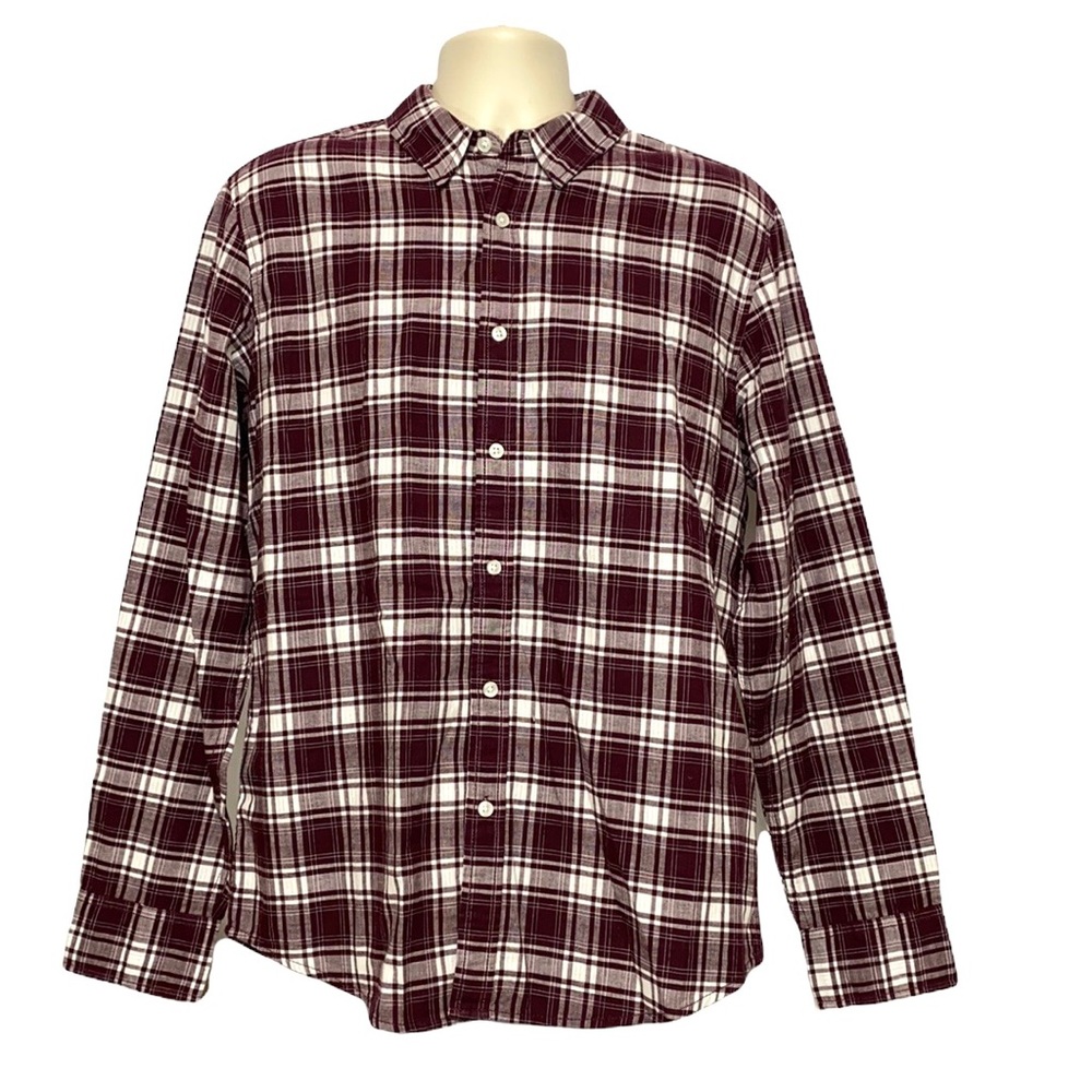 NWT Men’s Long Sleeve Button-Down Casual Shirt L